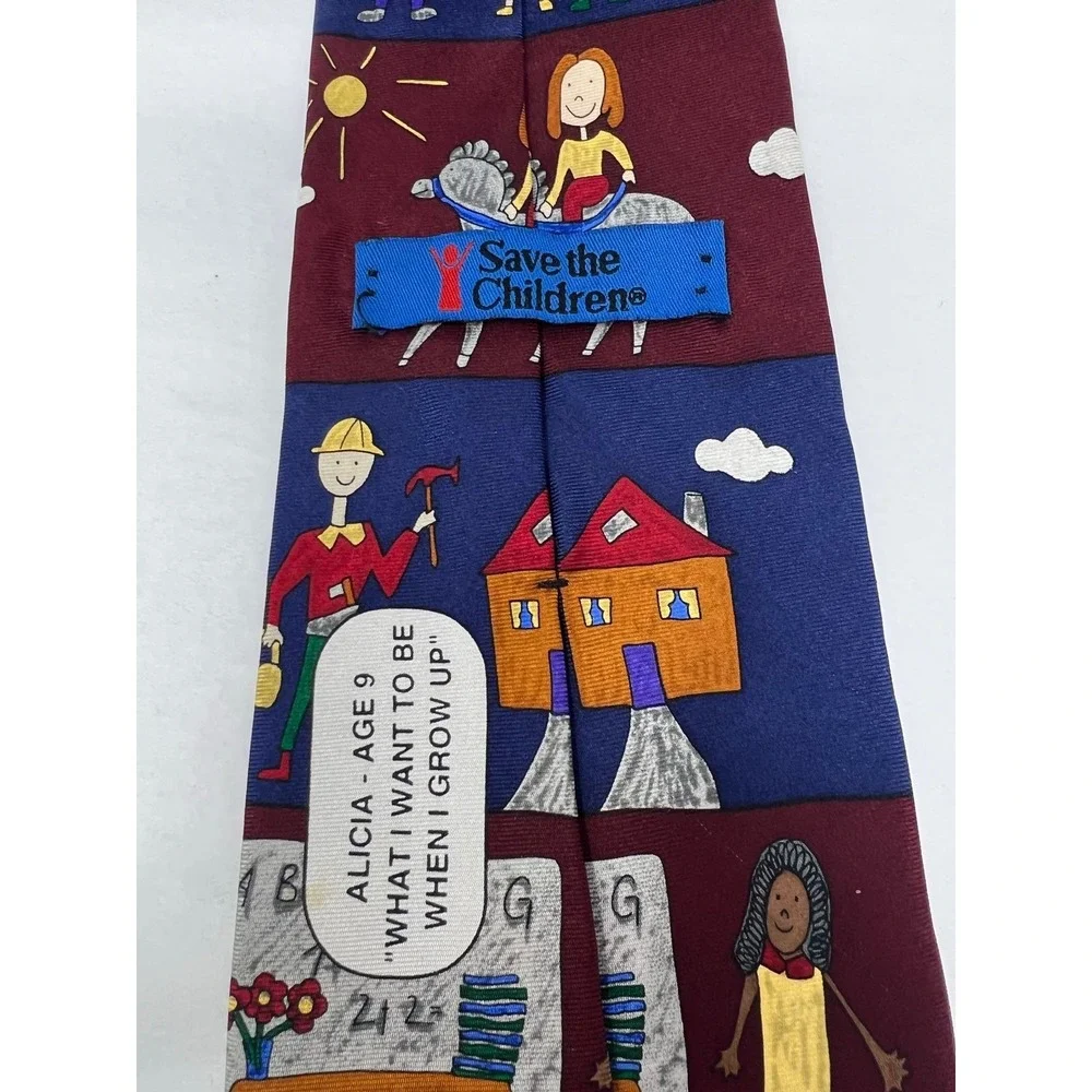 Save the Children Collection Silk Tie 